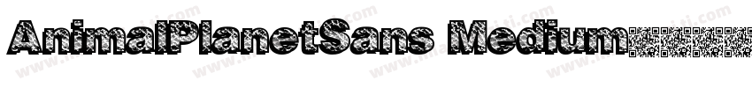 AnimalPlanetSans Medium字体转换